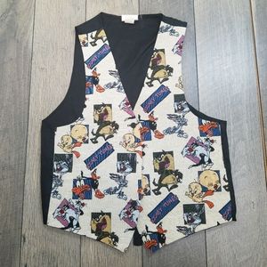 Vintage Looney Luney Tunes vest Adult